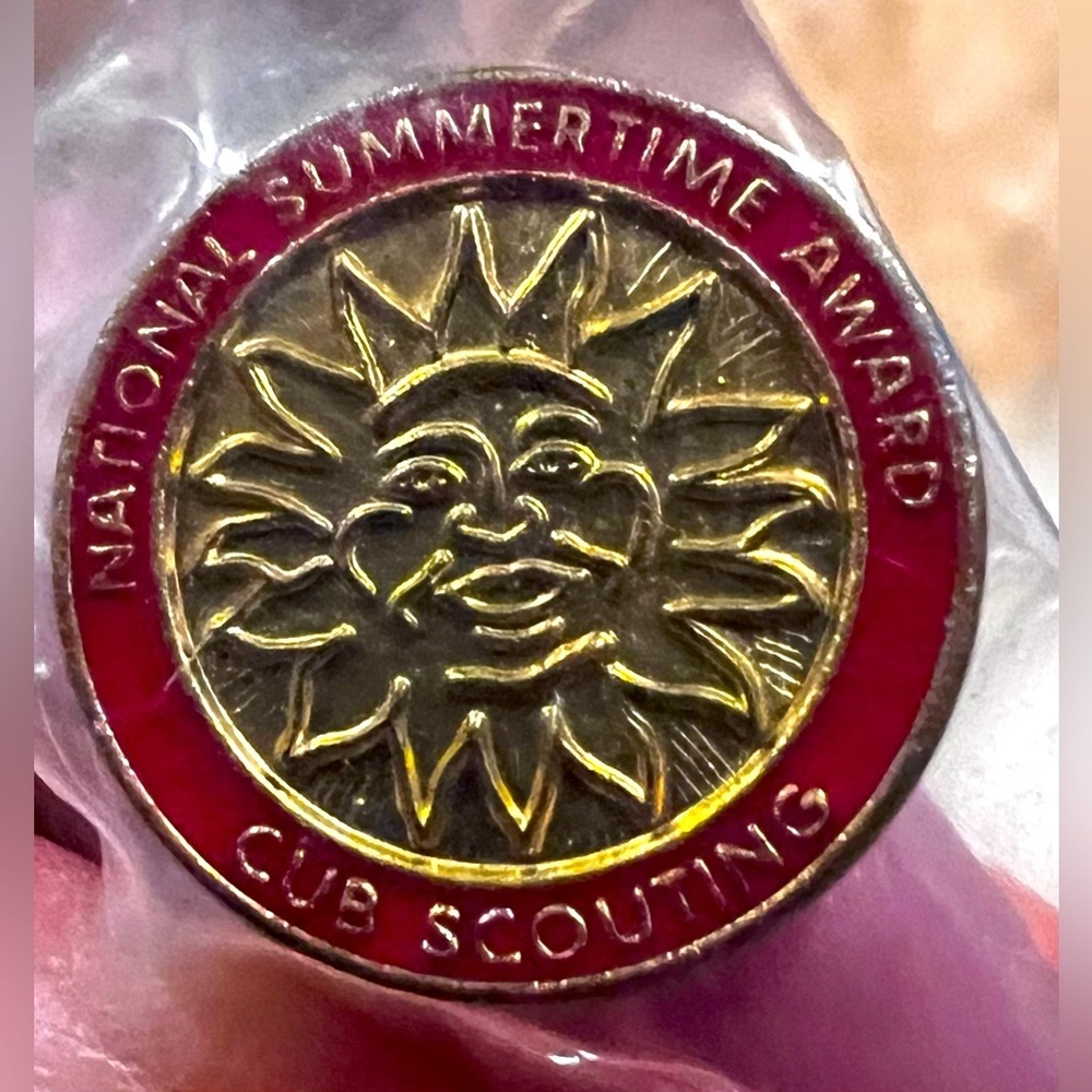 Cub Scout National Summertime Award Pins, #5, new